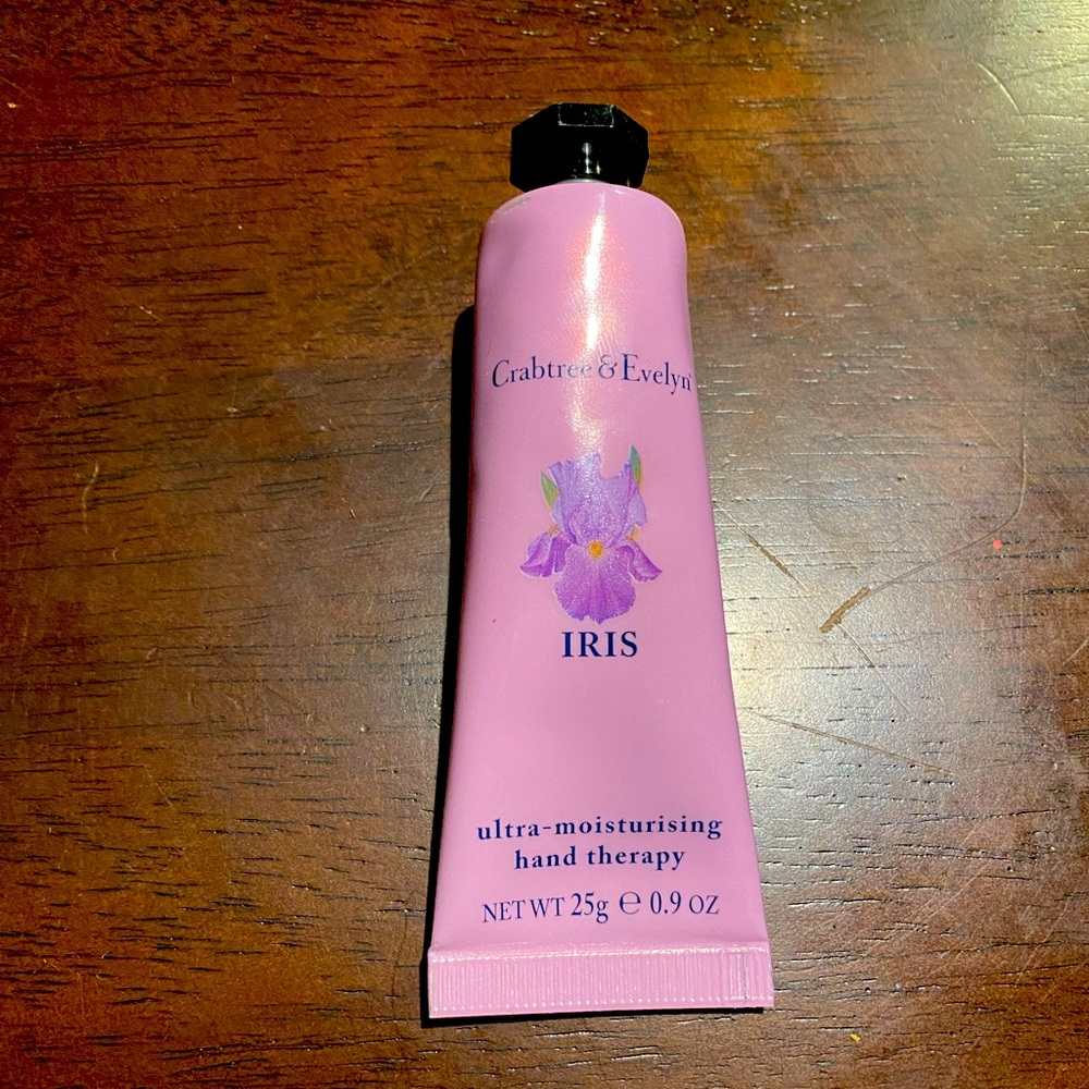 Crabtree & Evelyn Iris Ultra Moisturizing Hand Therapy 0.9oz Brand New SEALED